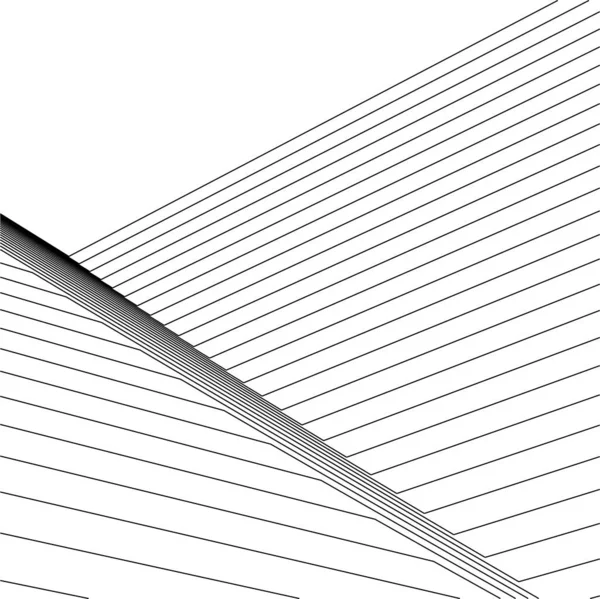 Formas Geométricas Mínimas Linhas Arquitetônicas —  Vetores de Stock