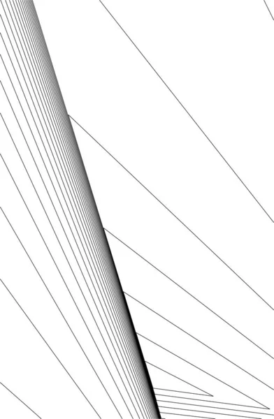 Abstracte Tekenlijnen Architectonisch Kunstconcept Minimale Geometrische Vormen — Stockvector