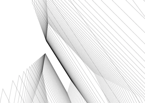 Formas Geométricas Mínimas Linhas Arquitetônicas —  Vetores de Stock