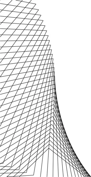 Formas Geométricas Mínimas Líneas Arquitectónicas — Archivo Imágenes Vectoriales