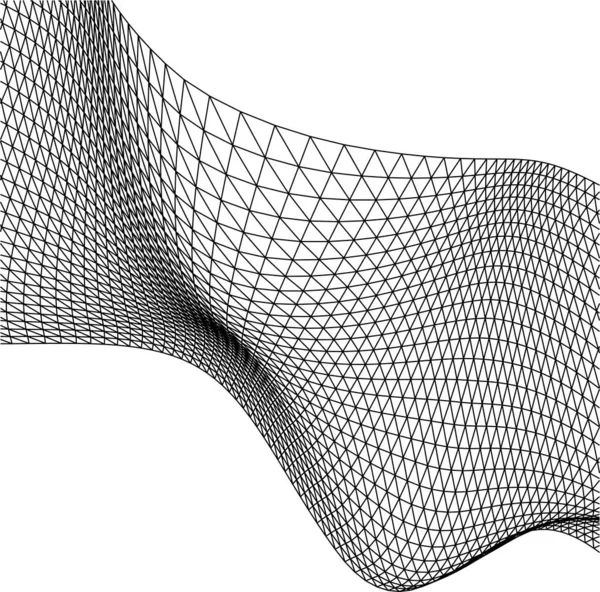 Linhas Abstratas Desenho Conceito Arte Arquitetônica Formas Geométricas Mínimas — Vetor de Stock