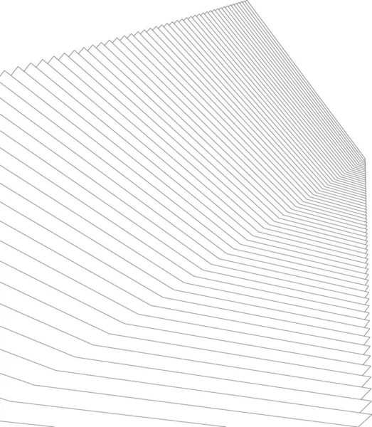 Formas Geométricas Mínimas Líneas Arquitectónicas — Vector de stock