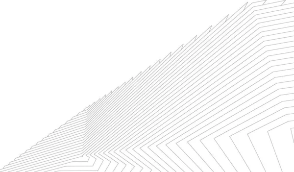 Formas Geométricas Mínimas Líneas Arquitectónicas — Vector de stock