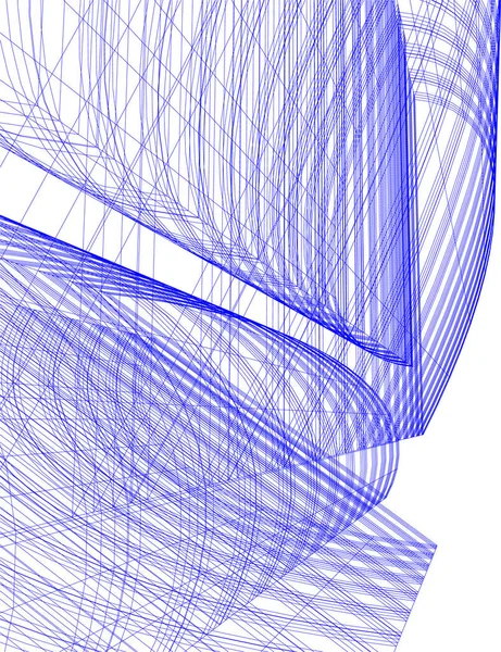 Architectuur Gebouw Illustratie Achtergrond — Stockvector