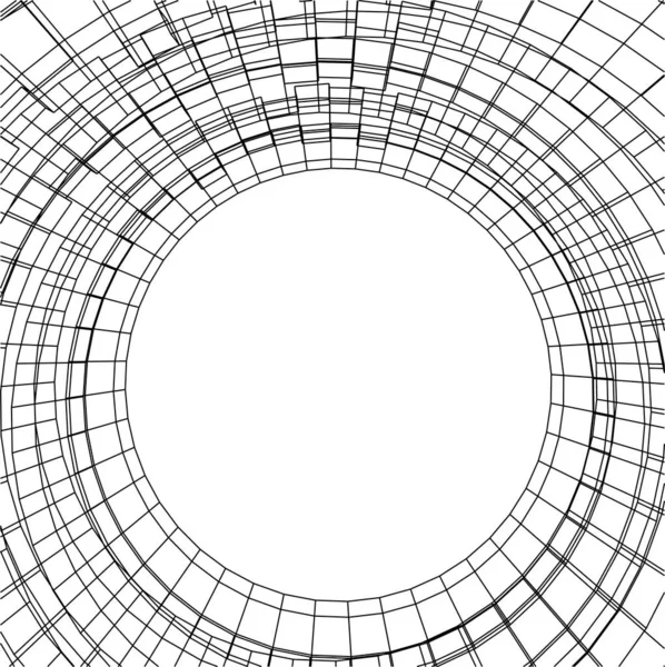 Abstrakcyjne Linie Rysunku Koncepcji Sztuki Architektonicznej Minimalne Kształty Geometryczne — Wektor stockowy