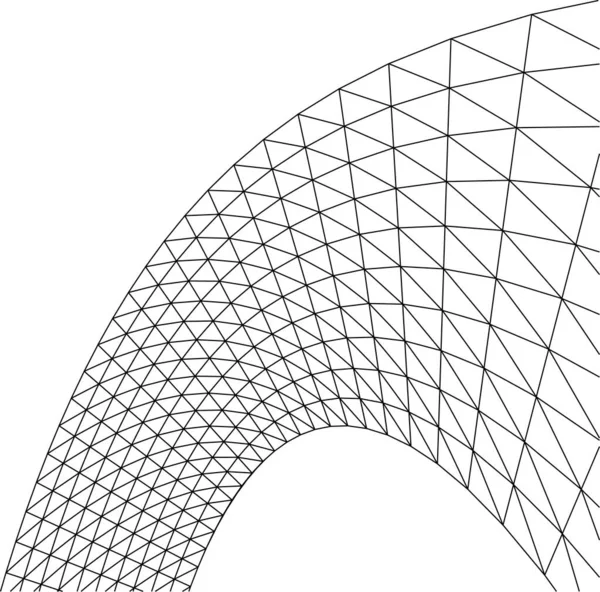 Linhas Abstratas Desenho Conceito Arte Arquitetônica Formas Geométricas Mínimas — Vetor de Stock