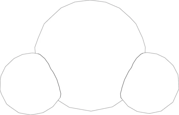 Formas Geométricas Mínimas Linhas Arquitetônicas — Vetor de Stock