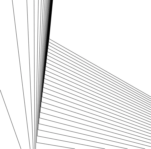 Minimální Geometrické Tvary Architektonické Linie — Stockový vektor