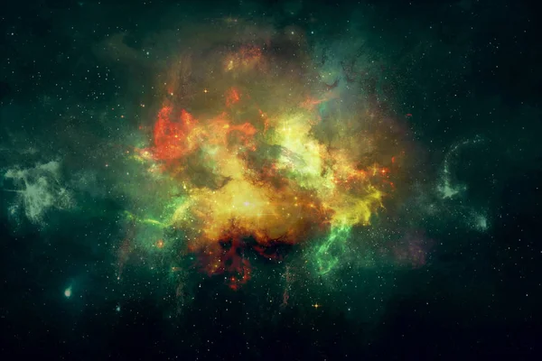 Beautiful Artistic Colorful Nebula Galaxies Artwork Background
