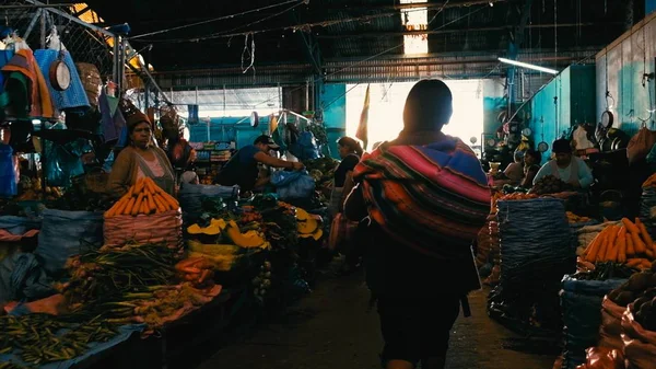 Santa Cruz Bolivia Sept 2018 Local Farmers Selling Produce City — Stock Photo, Image