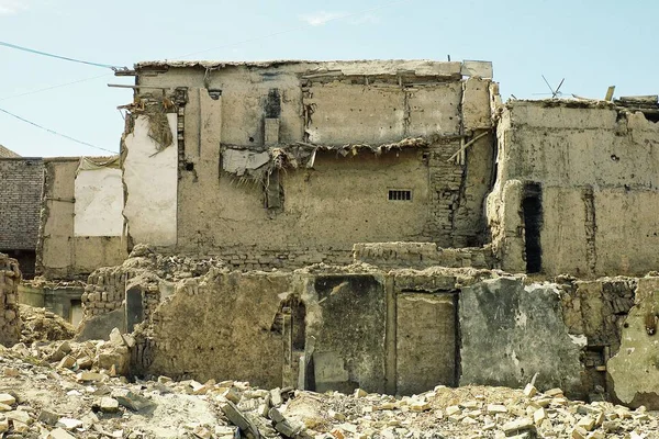 Kashgar Kína Május 2011 Megsemmisült Épületek Régi Város Körül Jogdíjmentes Stock Képek