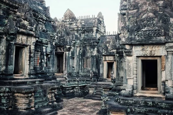 Angkor Wat Siem Reap Kambodscha Okt 2011 Innenhof Eines Tempels — Stockfoto