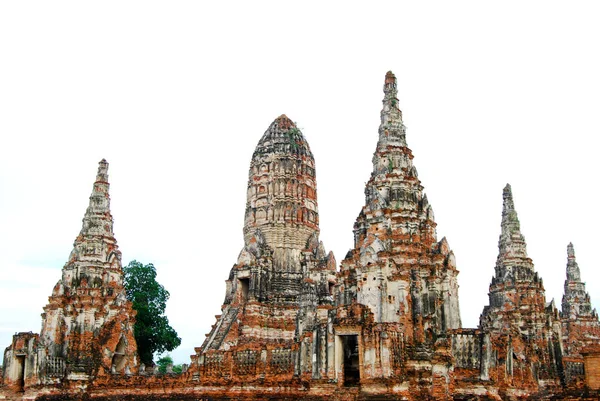 Wat Chaiwatthanaram Templo Budista Cidade Ayutthaya Historical Park Tailândia — Fotografia de Stock