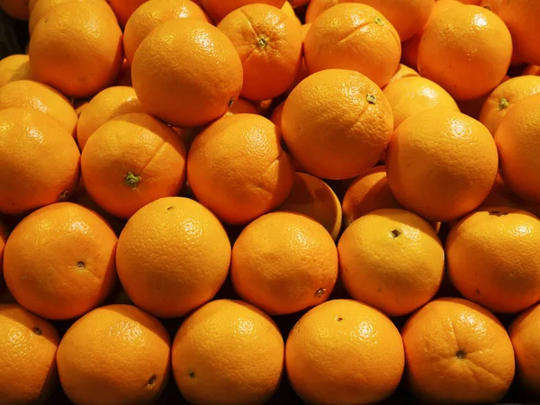 Fermer Les Fruits Frais Orange Sur Marché Image En Vente