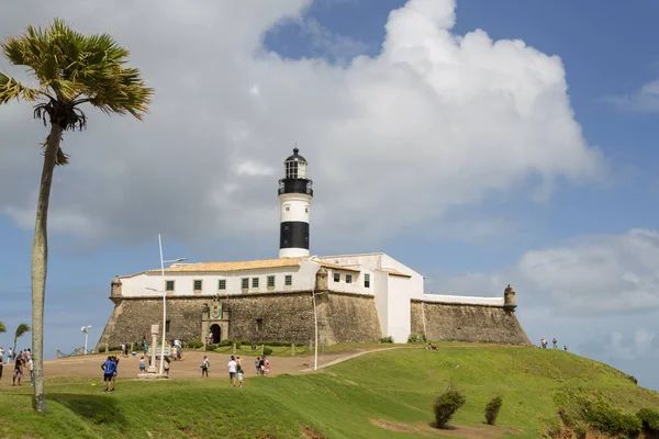 Leuchtturm Von Barra Salvador Bahia Brasilien — Stockfoto