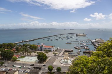 Görünüm tüm azizler Bay Salvador, Bahia, Brezilya