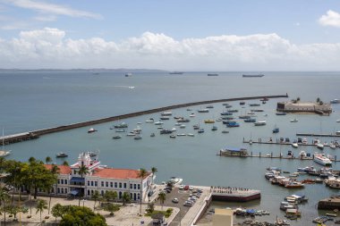 Görünüm tüm azizler Bay Salvador, Bahia, Brezilya