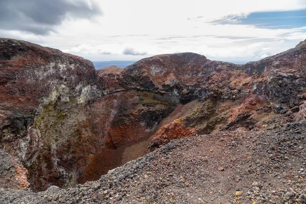 Vulkan Sierra Negra Isabella Insel Auf Galapagos Inseln Ecuador — Stockfoto