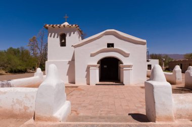 Fiambala, Catamarca, Arjantin eski adobe kilisede. 