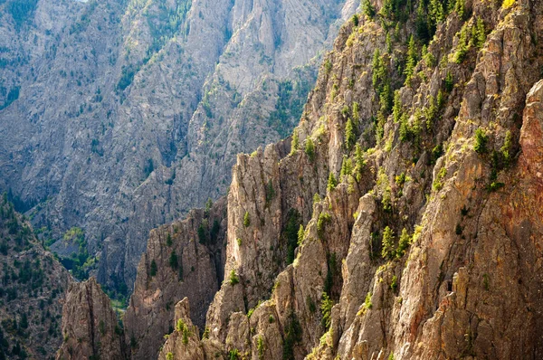 Zwarte Canyon Van Het Gunnison National Park — Stockfoto