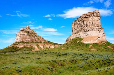 Courthouse and Jail Rocks clipart