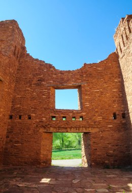 Salinas Pueblo misyonları ulusal anıt harabelerde Quarai