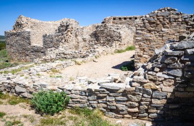 Salinas Pueblo misyonları Ulusal Anıtı Gran Quivira Harabeleri