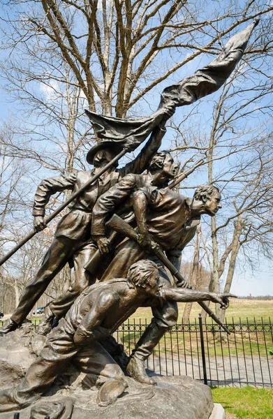 Gettysburg Narodowy Park Wojskowy — Zdjęcie stockowe