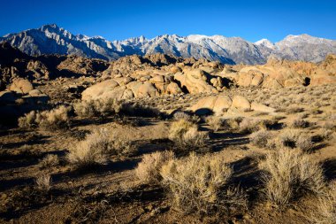 Whitney ve Alabama Hills monte