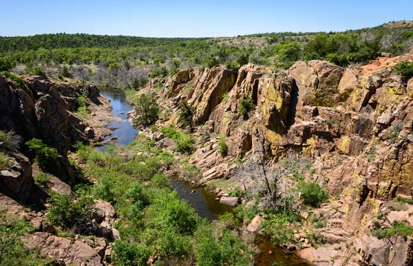 Wichita Mountains Nationales Schutzgebiet Für Wildtiere — Stockfoto