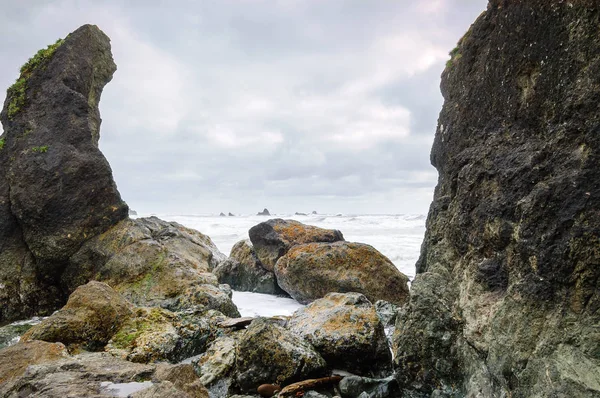 Ruby Beach Olympic Park Narodowy — Zdjęcie stockowe