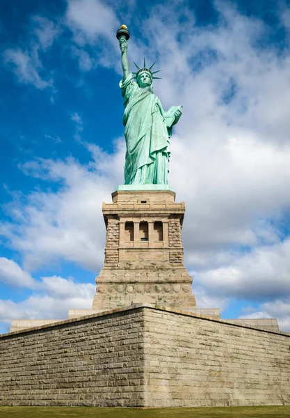 Статуя Свободы Национальный Памятник Стоковое Изображение