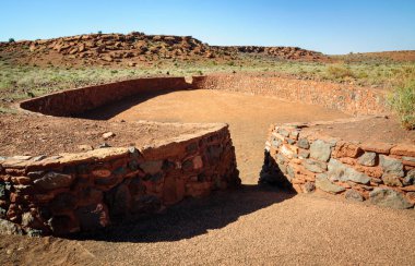 Wupatki Ulusal Anıtı, gün batımı krater