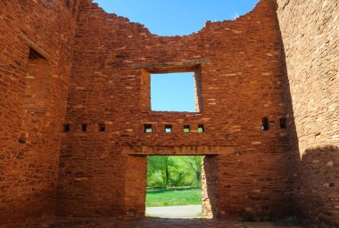 Salinas Pueblo misyonları ulusal anıt harabelerde Quarai