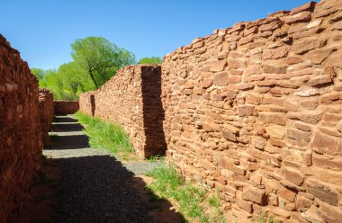 Salinas Pueblo misyonları ulusal anıt harabelerde Quarai