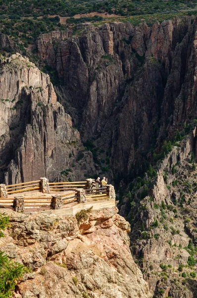 Cañón Negro Del Parque Nacional Gunnison — Foto de Stock