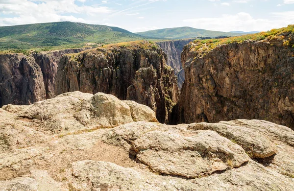 Cañón Negro Del Parque Nacional Gunnison — Foto de Stock