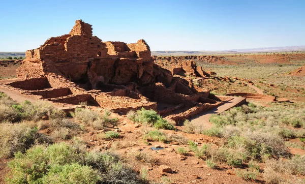 Monument National Wupatki Cratère Coucher Soleil — Photo