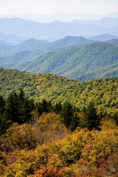 Blue Ridge Parkway Служба Національних Парків — стокове фото