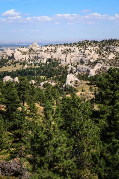 Wildcat Hills Nebraska Ocidental — Fotografia de Stock