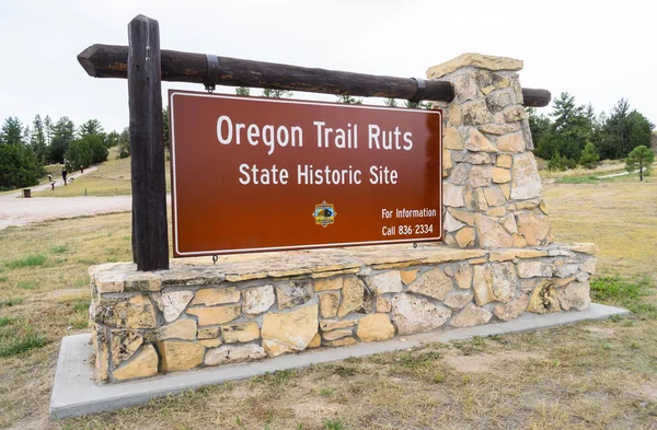 Oregon Trail Ruts Eyalet Tarihi Bölgesi — Stok fotoğraf