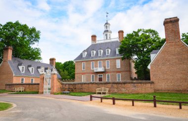 Colonial Williamsburg, Virginia Historic Town clipart