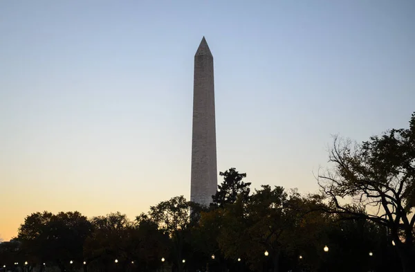 Монумент Вашингтона Вашингтон Округ Колумбія — стокове фото