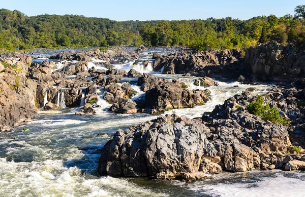 Parque Great Falls Del Río Potomac — Foto de Stock
