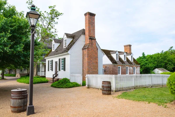 Histórico Ciudad Colonial Williamsburg Virginia — Foto de Stock