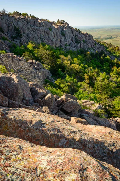 Refugio Nacional Vida Silvestre Las Montañas Wichita — Foto de Stock