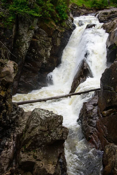 High Falls Gorge Gór Adirondack — Zdjęcie stockowe