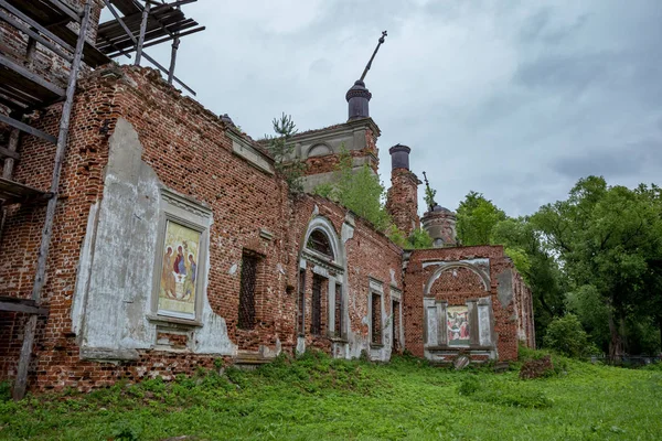Iglesia Natividad Virgen Región Vladimir Distrito Sudogodsky Pueblo Aleksandrovo —  Fotos de Stock