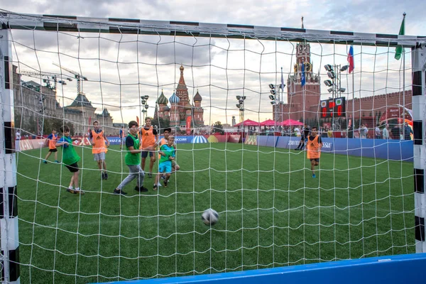 Roter Platz Moskau Russland Juli 2018 Fußballweltmeisterschaft 2018 Russland — Stockfoto