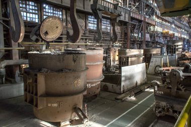 Vyksa çelik Atölyesi ile Rusya'da son açık Ocak fırın